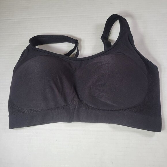 Truekind Black Everyday Comfort Straps Wireless Shaping Bra #10024 Size XL - Picture 1 of 5